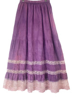 Grow Into Something New - Vintage Hand Dyed Midi Skirt With Pocket - Therein - Modern & Vintage