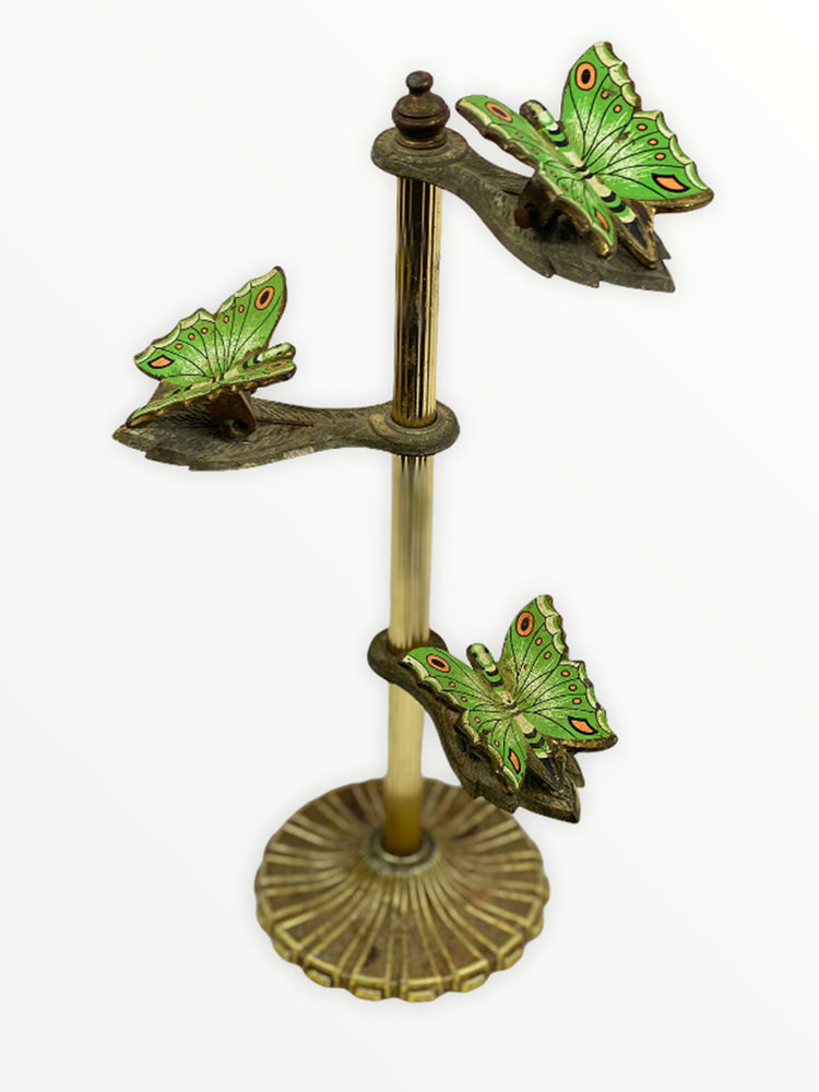 XOXO Vintage Brass 3 Tier Butterfly Stand - Therein - Modern & Vintage