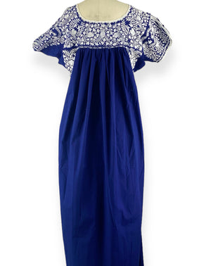 
                  
                    Vintage 70's Navy Blue Boho Maxi Dress
                  
                