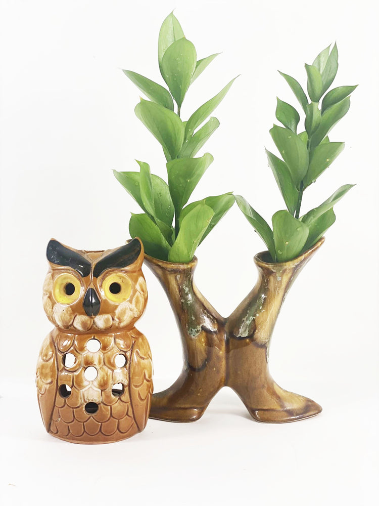 Vintage Dream Owl Candle Holder - Therein - Modern & Vintage
