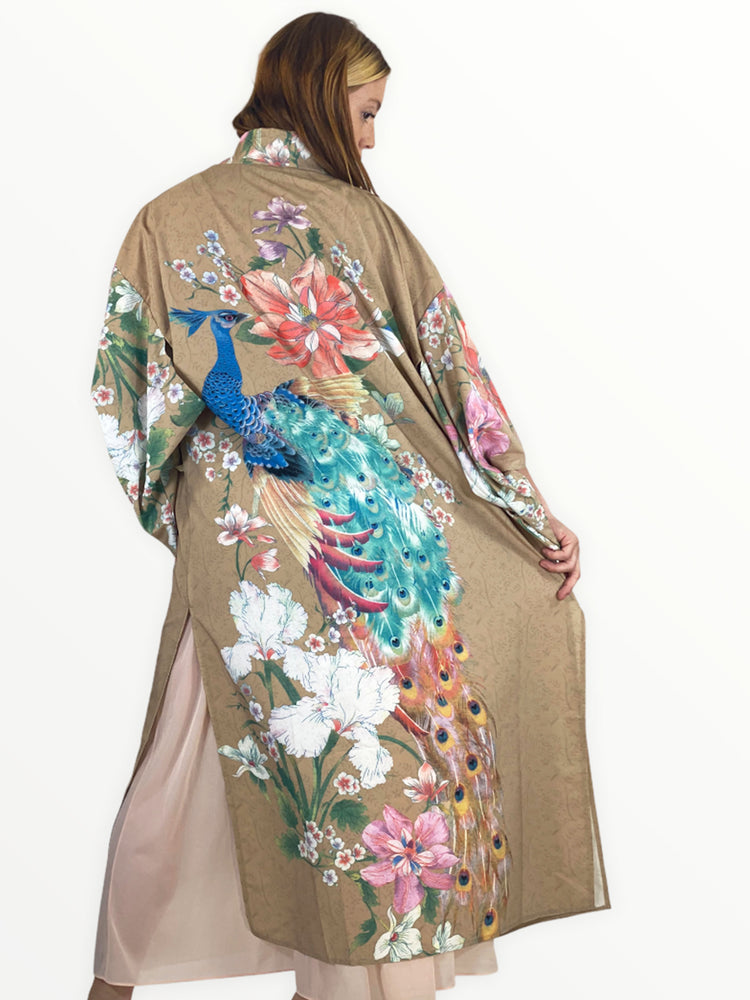 
                  
                    Vintage Dream Peacock & Floral Kimono - Therein - Modern & Vintage
                  
                